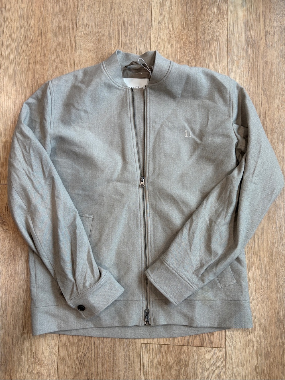 Les Deux Como Reg Bomber Jacket Laurel Oak Sand Men’s Medium NWT